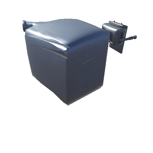 Oil tank and box